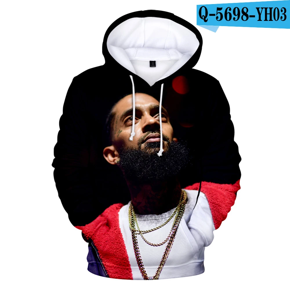 Aikooki горячая Распродажа Nipsey Hussle 3D Толстовка для мужчин/женщин Модный