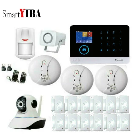 SmartYIBA WIFI 3G WCDMA беспроводная домашняя система охранной сигнализации rfid карта