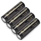 Аккумуляторная батарея LiitoKala для фонарикалампы, 4 шт., HK, 3,7 В, 18650, 3400 мА  ч, для NCR18650B, 34B