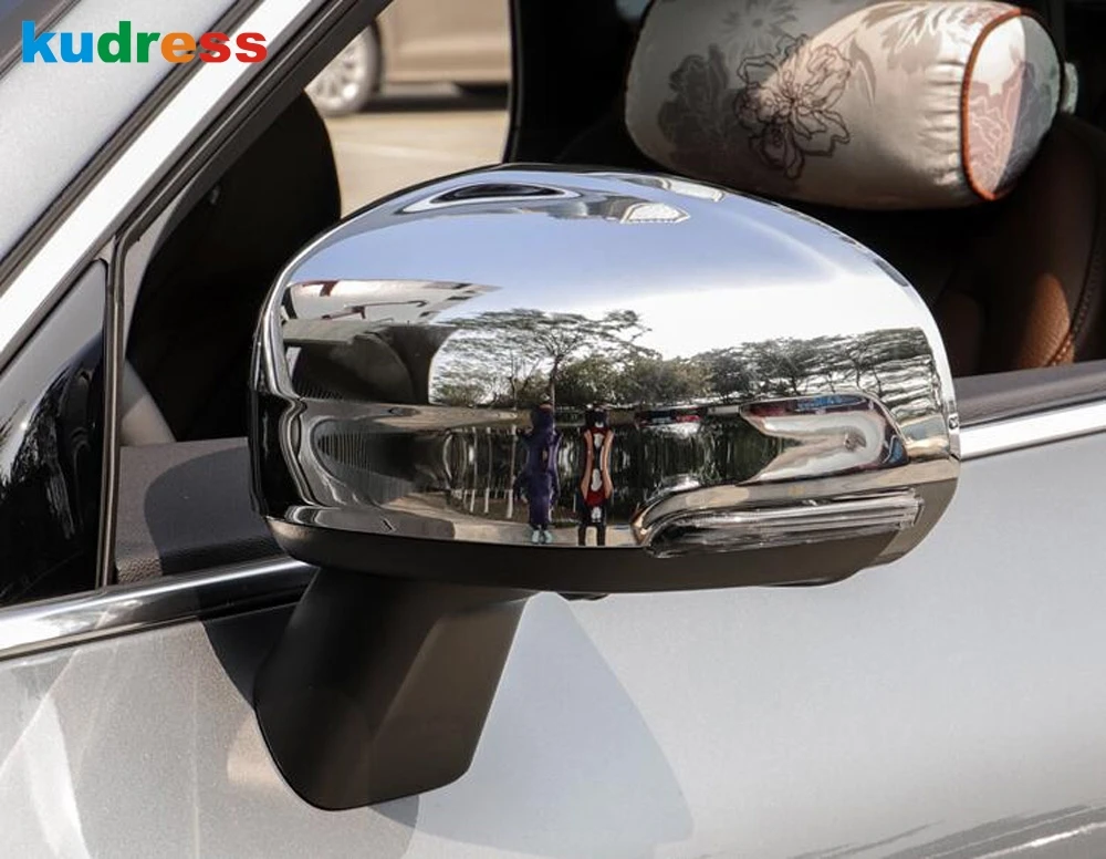 Для Volvo XC60 XC 60 2018 2019 ABS хромированное зеркало заднего вида Боковая дверь резервная
