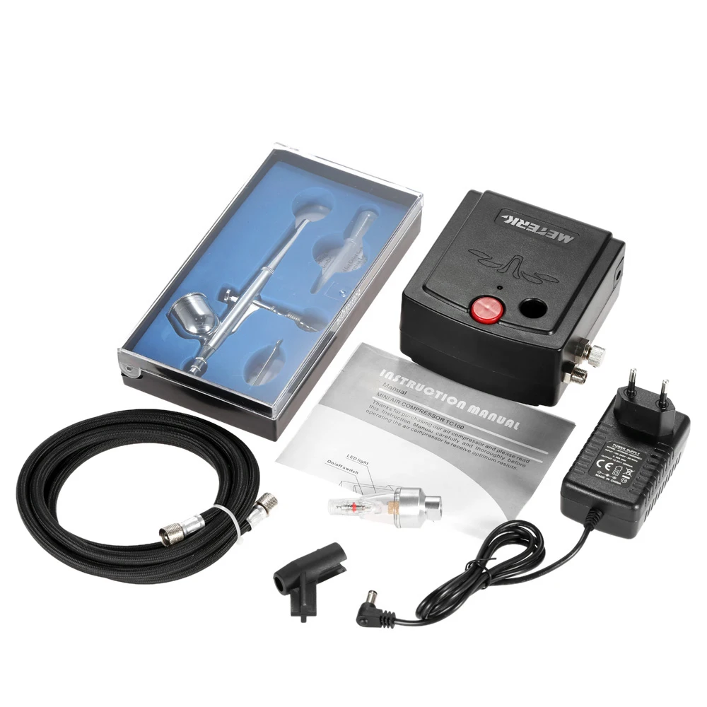

Dual Action Airbrush With Compressor Spray Gun For Tornador Tornado Sandblasting Gun Air Brush Car Tattoo Nail Paint Spray Gun