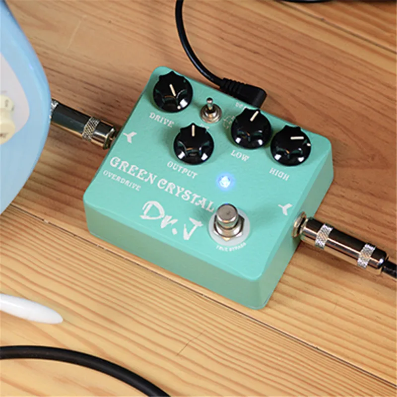 

JOYO Dr. J D50 Green Crystal Overdrive Electric Guitar Effect Pedal Hand Made Overdrive efeito True Bypass With Free Connector