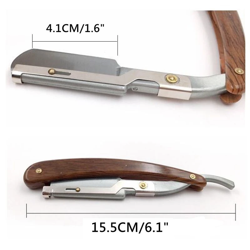 Shellhard 1 шт. бритва для бритья с прямыми краями Высококачественная складная