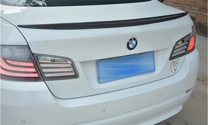Спойлер HLONGQT из углеродного волокна для BMW 5 серии F10 F18 M5 2011 2017 высококачественные