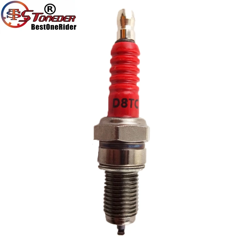 Свеча зажигания STONEDER 2x Red D8TC для двигателя 150 куб. См 200 250 четырехъядерный карт