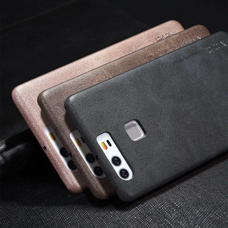 Роскошный кожаный чехол X-Level для телефона Huawei P9 Plus Жесткий Чехол P10 Lite Mate 9 Pro Nova 2