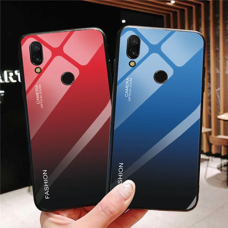 Чехол из закаленного стекла с градиентом YOUVEI для Xiaomi Redmi 7 Redmi7 чехол 6 26'' |