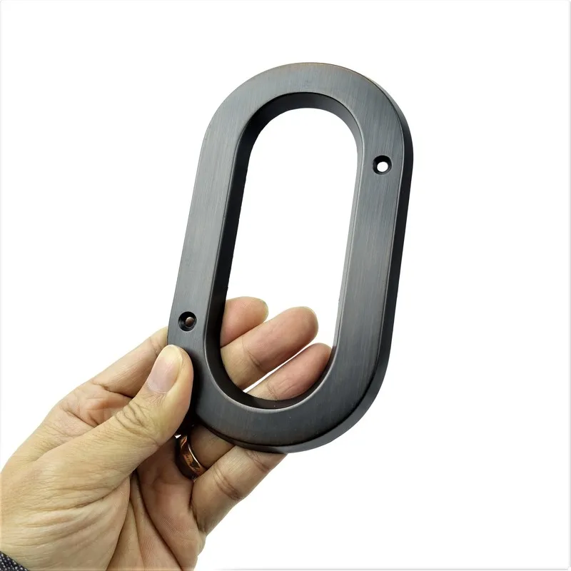 Старый Бронзовый 152 мм очень большой номер дома дверного адреса цифровой из