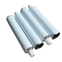 100pcslot 100ml empty aluminium toothpaste tube comestic packaging soft tube refillable screw cap travel split fitting fixture