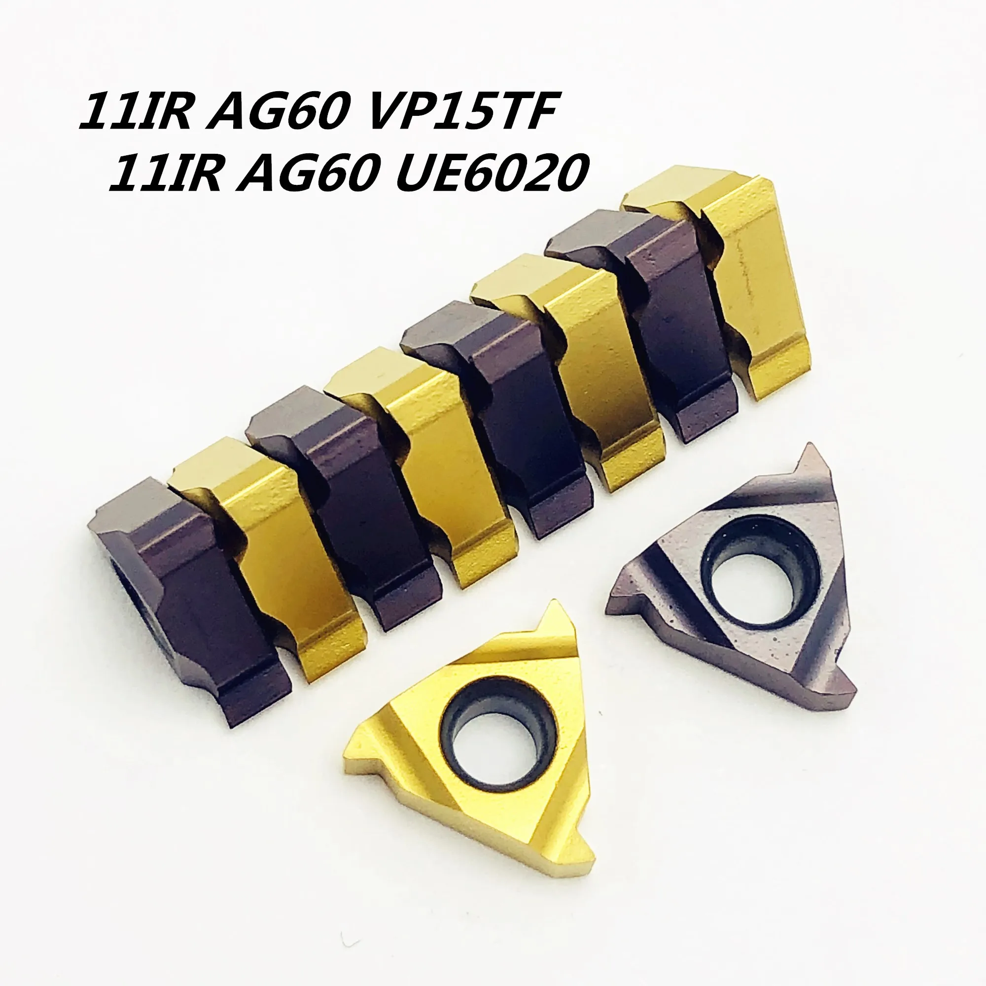 

Thread milling cutter 11IR AG60 VP15TF / UE6020 reverse angle internal thread carbide tool CNC machine tool milling thread blade