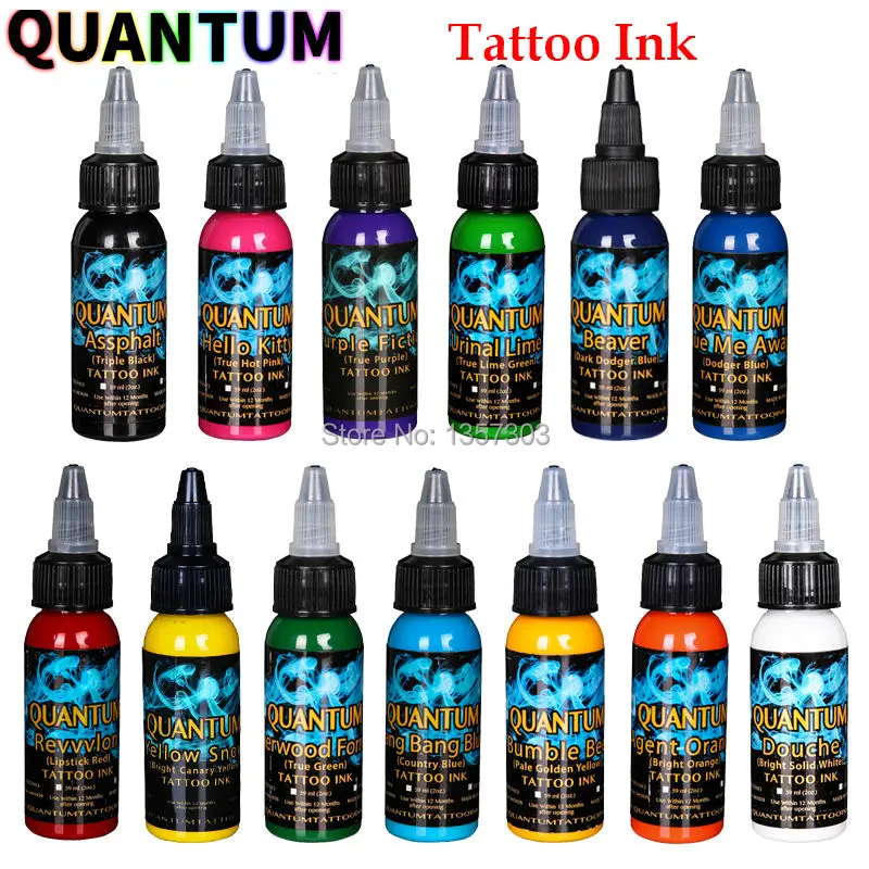Квантовые профессиональные чернила для татуировок емкость 1 унции/30 мл тонкая