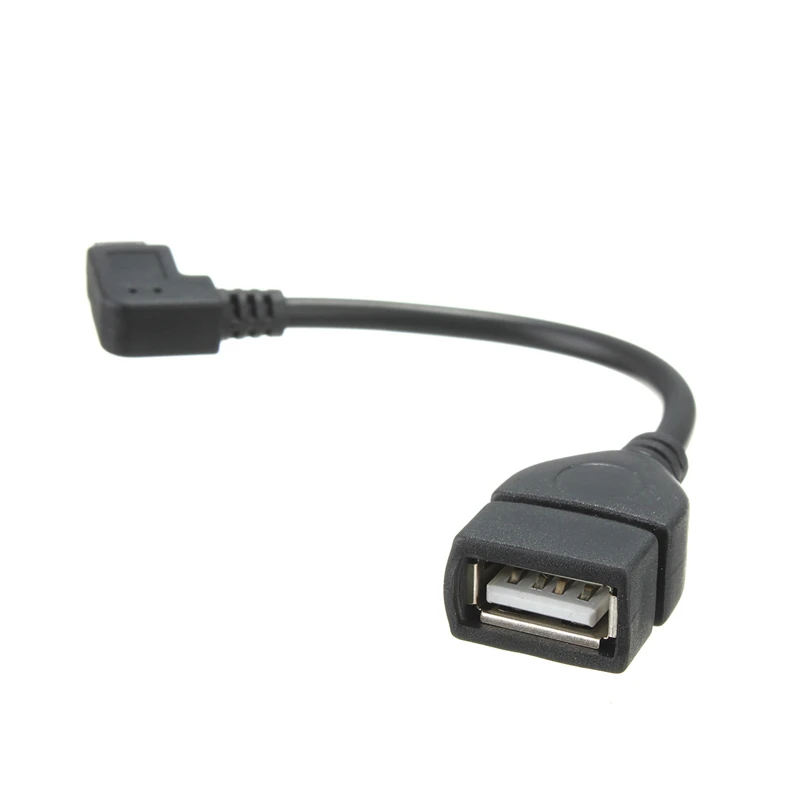 Правый угол 90 градусов Micro USB OTG кабель адаптер конвертер для Samsung Xiaomi Nokia мобильные