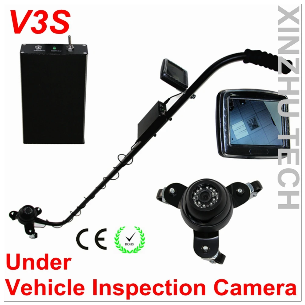 V3S Under Vehicle Inspection Camera Detector Mirror With 3.5