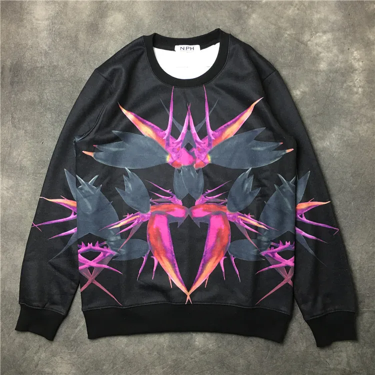 Новинка Baolideng мужские худи в стиле джентльмена с абстрактными цветами толстовка