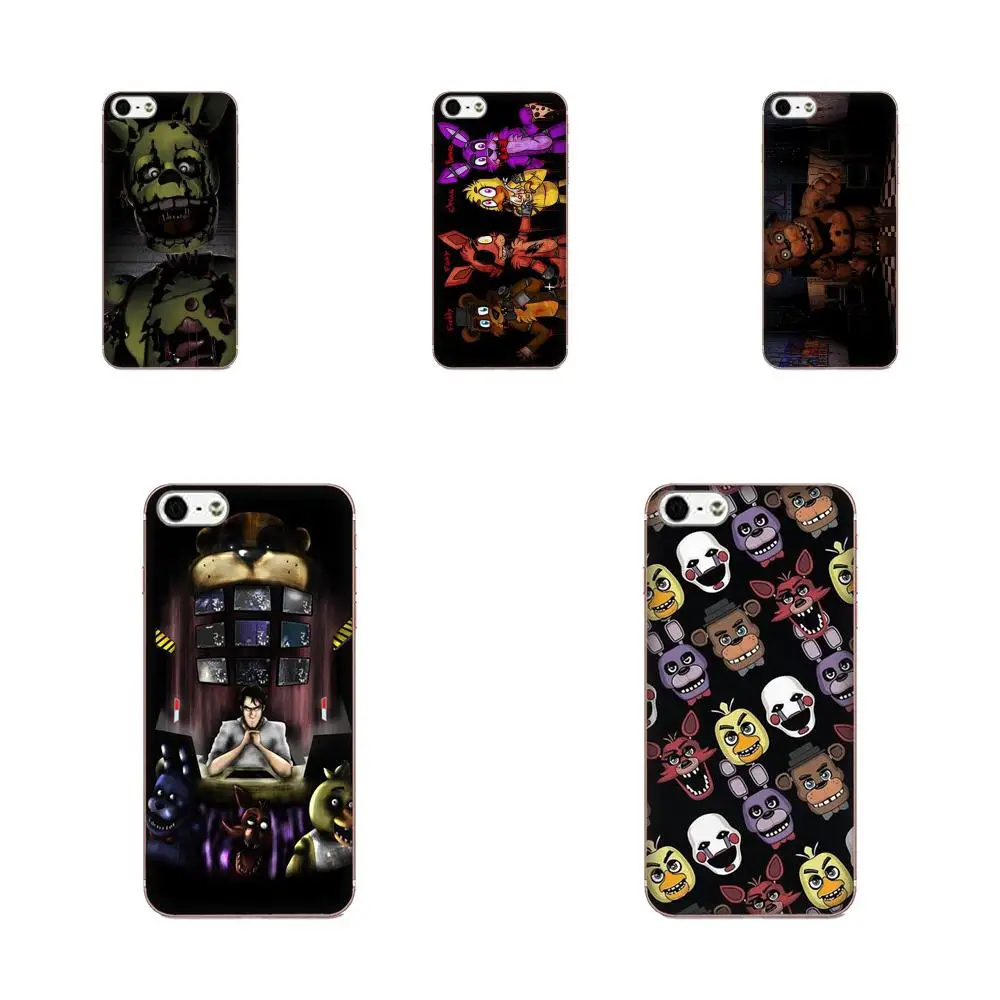 Мягкий чехол Five Nights At Freddy для Huawei P7 Honor 4C 5A 5C 5X 6 6C 6A 6X 7 7X 8 9 V8 V10 Y3II Y5II Y6II G8 Play