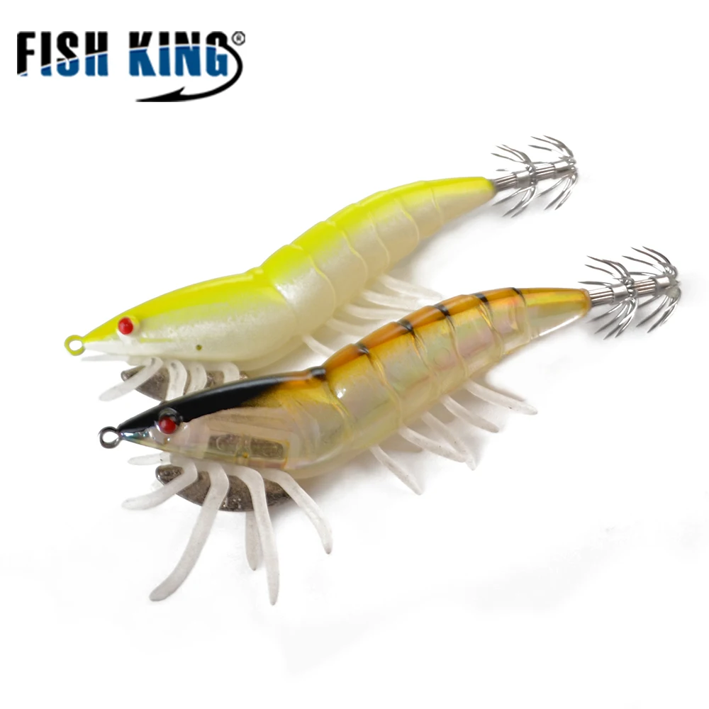 Рыболовная приманка FISHKING 1 шт. джиг для кальмара креветка Isca искусственная