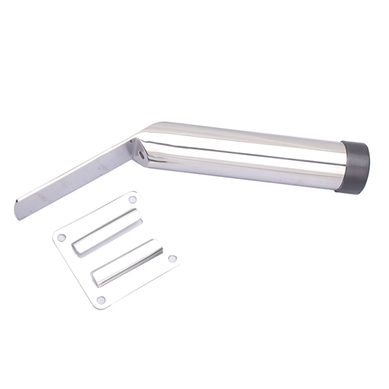 

2 Pieces Marine Boat Fishing Rod Holder Stainless Steel Yacht Rod Holders With White Top boat accessories marine