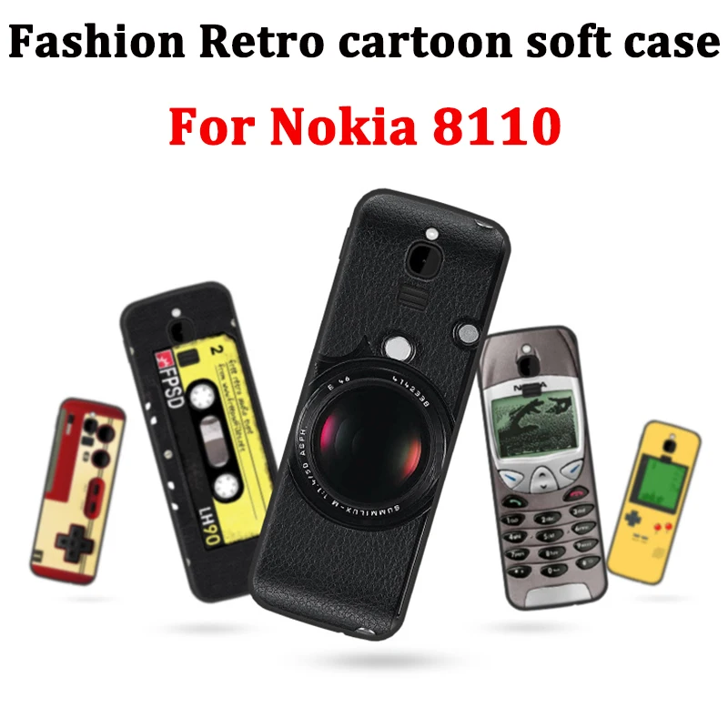 2 шт для Nokia 8110 чехол мягкий s Nokia8110 Ретро телефона TA 1059 оболочка TA1059 coque|Бамперы| |