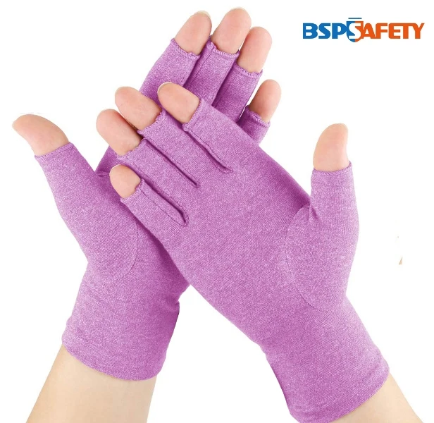 Purple Color С артритом основа Простота в использовании уплотнение, компрессионные перчатки при артрите - Цвет: Purple Color