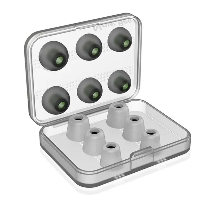 Новые пчелы шумоизоляция пены памяти ушные наконечники S M L размер силиконовые