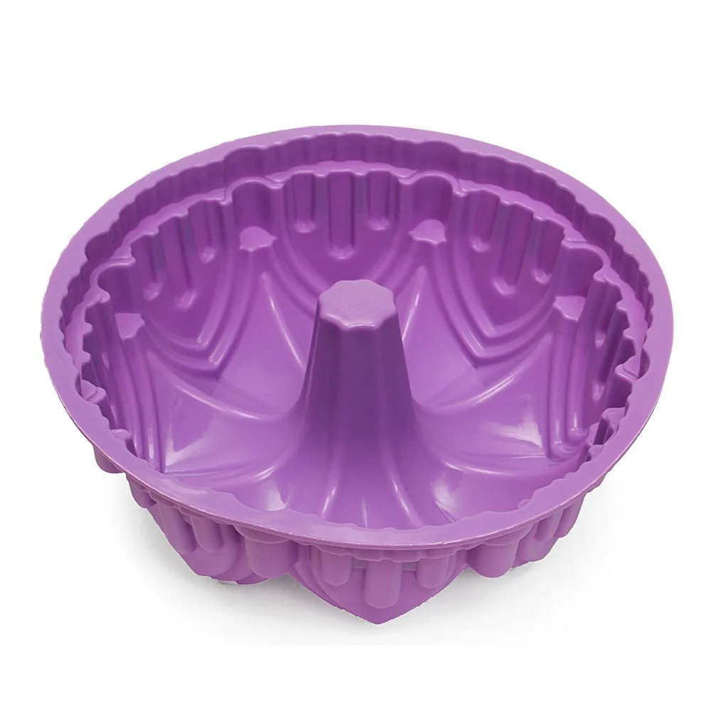 1 шт. большой Корона Форма силиконовая форма для выпечки в форме цветка 3D торт ко