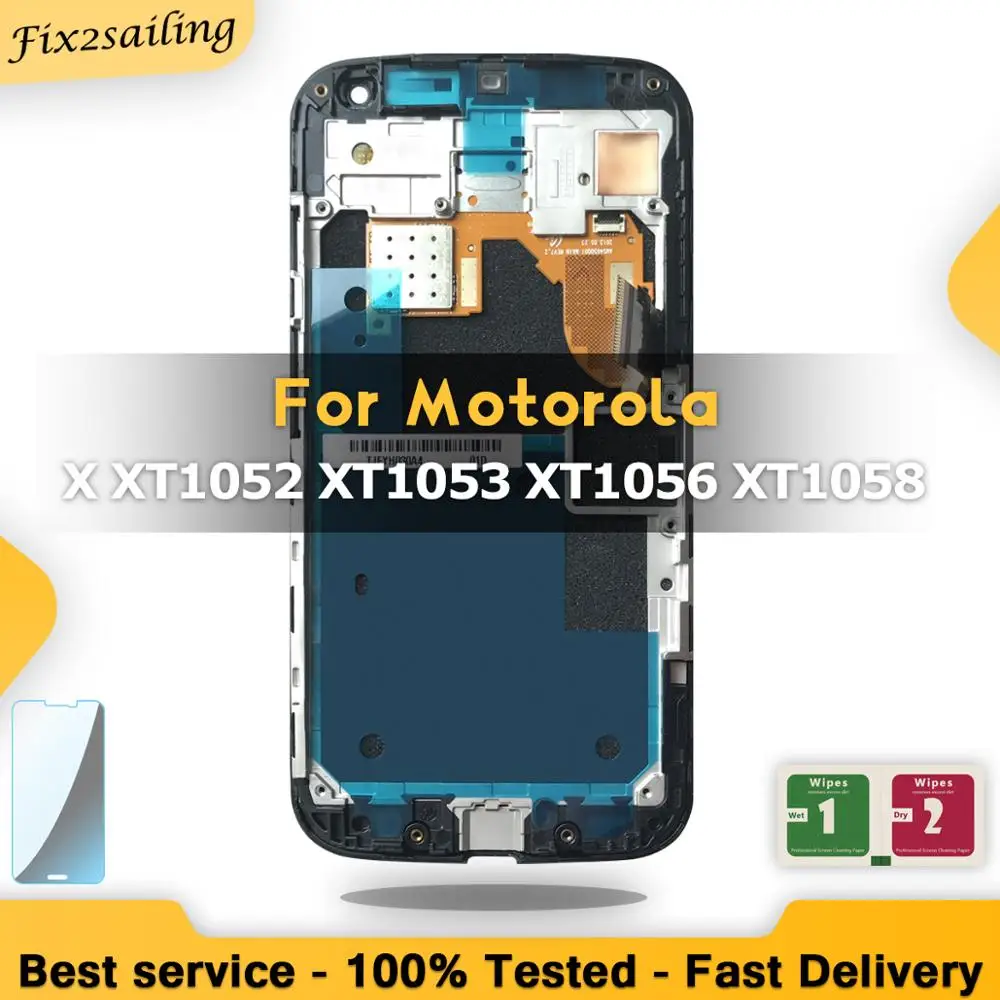 Новый 100% рабочий ЖК-дисплей сенсорный экран дигитайзер Рамка в сборе Замена для