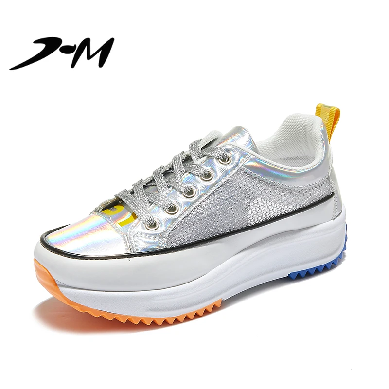 Женская Белая обувь Брендовая Zapatos Dorados Para Mujer Роскошная на танкетке для женщин
