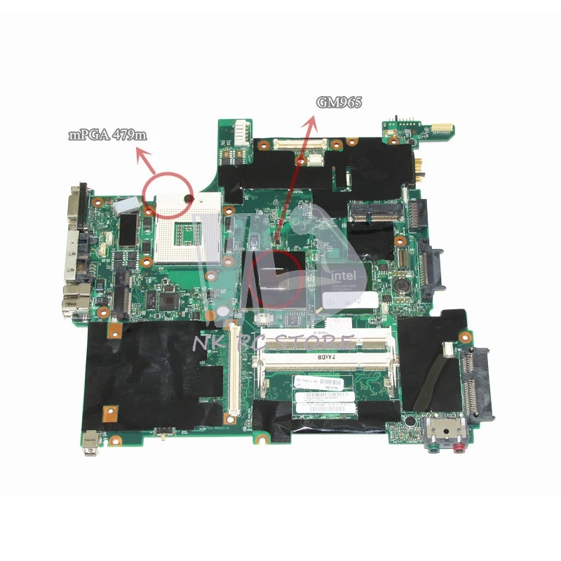 Материнская плата NOKOTION 41W1487 для Lenovo Thinkpad T61 системная 14 1 дюйма DDR2 Бесплатный ЦП |