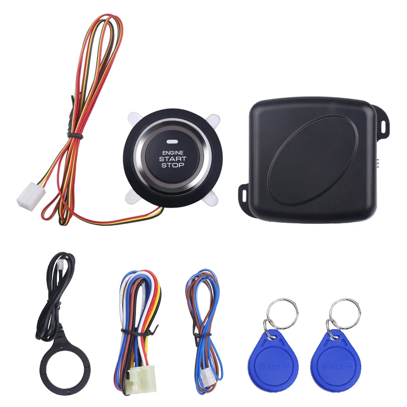 

Auto Car Alarm Car Engine Push Start Button RFID Lock Ignition Starter Keyless Entry Start Stop Immobilizer Anti-theft System