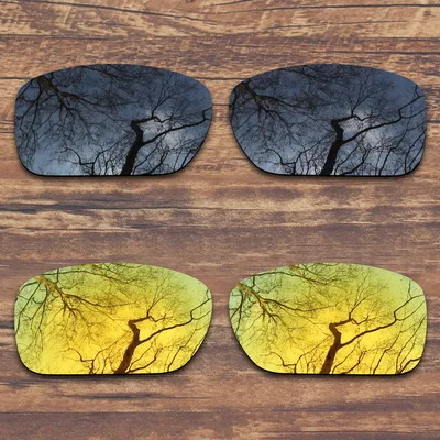 Black and Gold ToughAsNails поляризованные Сменные линзы для солнцезащитных очков Оукли турбины-несколько вариантов - Цвет линз: Black and Gold