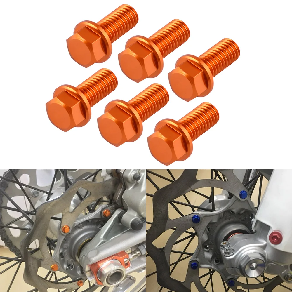 Задние дисковые тормоза болт ротора винт для KTM SX F отл EXC XC W шесть дней XCF эту SMR 125