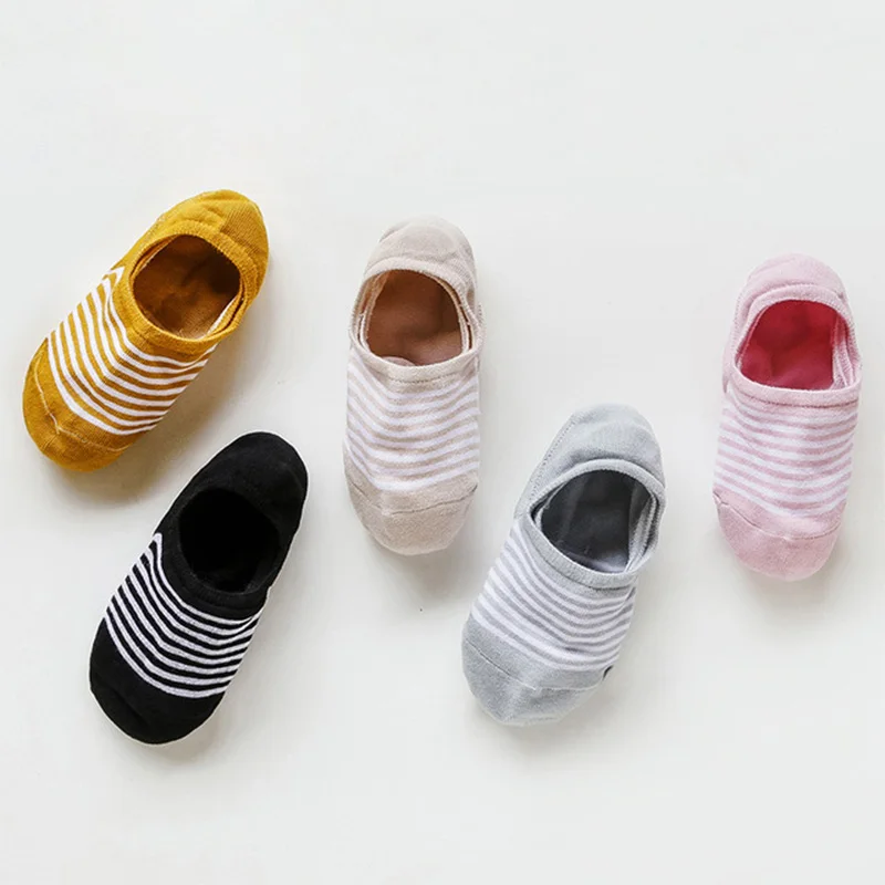 2019 Summer Socks Ladies Boat Cotton Black Shallow Mouth Short Tube Invisible Female 5pairs/lot =10pieces | Женская одежда