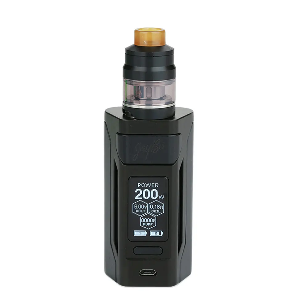 WISMEC рел RX2 20700 Vape Комплект 200 Вт с Gnome Бак 4 мл 20700/18650 Ом/ом испаритель No батарея