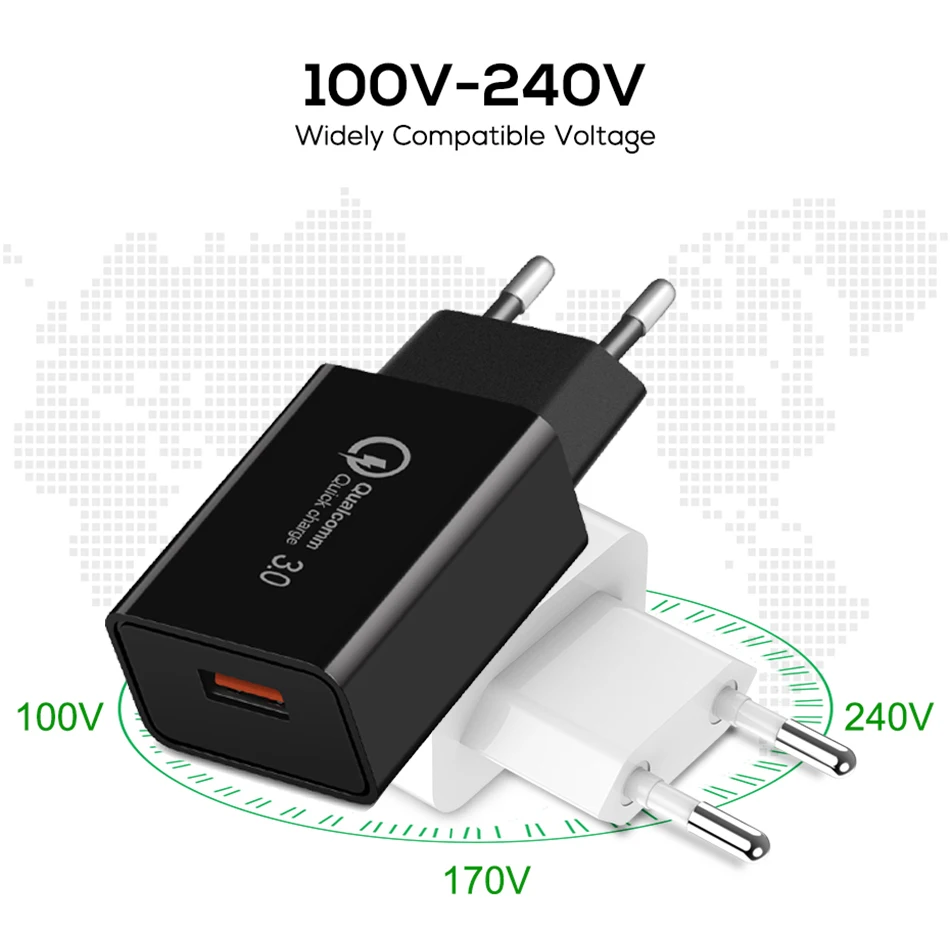 Портативное зарядное устройство Sarj Aleti адаптер для быстрой зарядки USB 18 Вт iphone