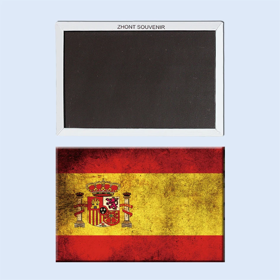 Магниты на холодильник 22196 в стиле ретро с флагом Испании|magnet flag|fridge magnet flagsmetal |