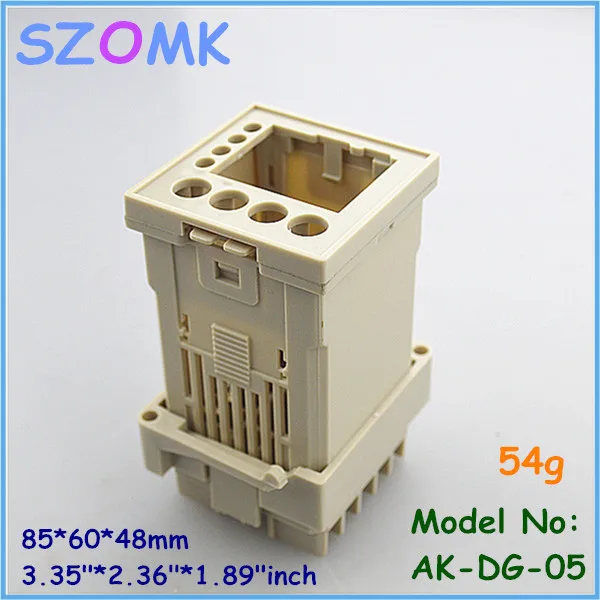 

10 pieces a lot, din rail electrical cabinet 85*60*48mm 3.35*2.36*1.89inch din rail abs enclosure din rail electronic 2014 new