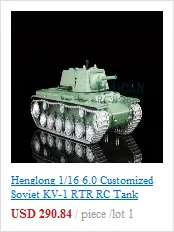2,4G Henglong 1/16 весы 6,0 Пластик Ver советский KV-1 RTR радиоуправляемая модель танка 3878 TH12633