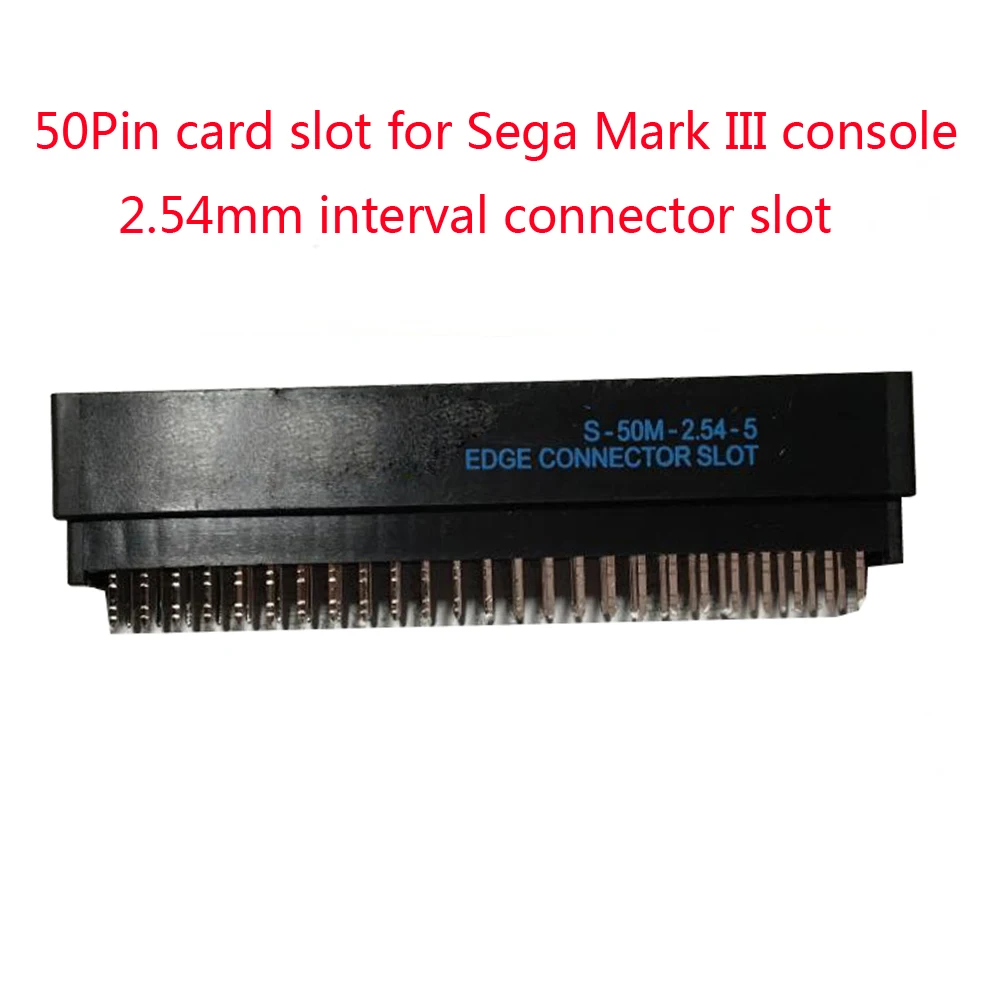100 шт. в партии 50Pin слот для карты Sega Mark III клон консольный штекер Запасная