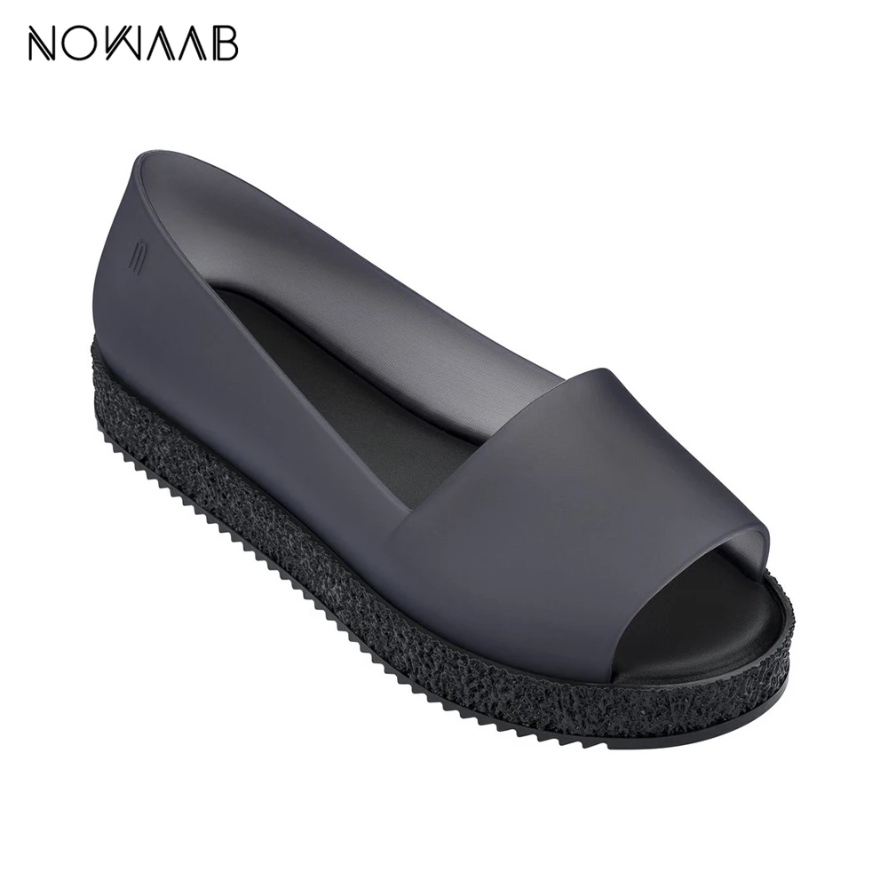 Новинка 2019 женские сандалии на плоской подошве Melissa брендовая обувь Jelly Женские