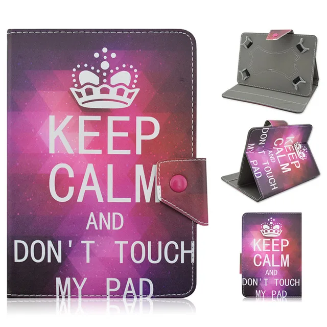 Универсальный планшетный обложка 10 дюймов печатных кожа pu case чехол для teclast x98 3
