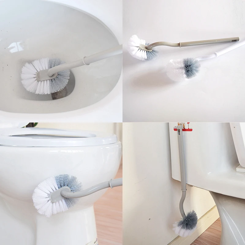 Portable Handheld Cleaning Brush Toilet Bowl Double Face strong decontamination No dead ends brush | Дом и сад