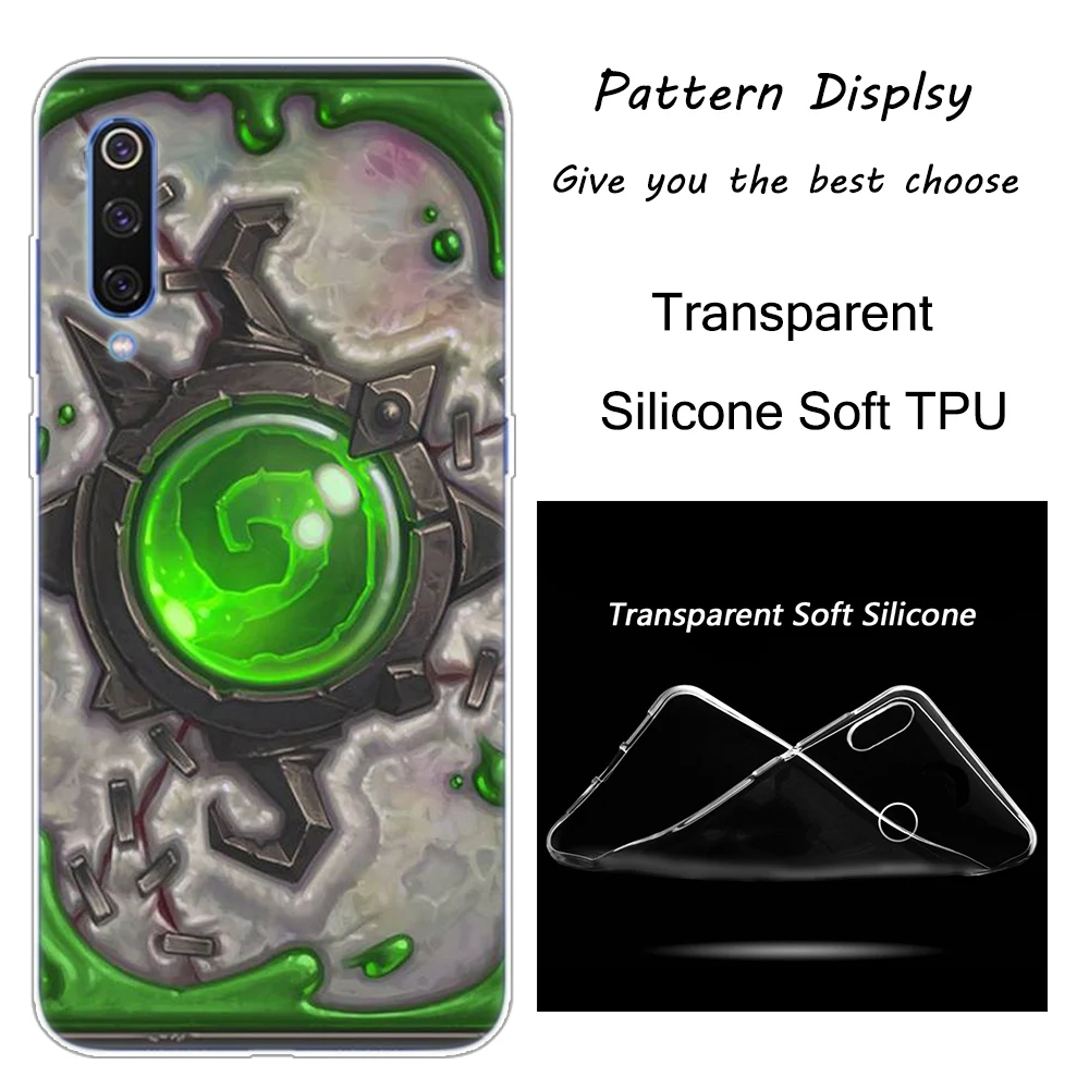010 Hearthstone герои of Warcraft чехол для Xiaomi Pocophone F1 9T 9 9SE 8 A2 Lite A1 A2 Mix3 Redmi K20 7A Note 4 4X5 6 7 Pro S2 - Цвет: 010