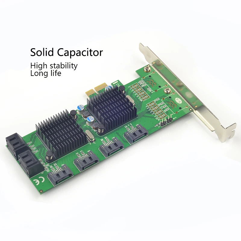 PCI e до 8 портов SATA 3 0 карты расширения III Marvell двойные чипы|port sata|8 ports satasata iii |