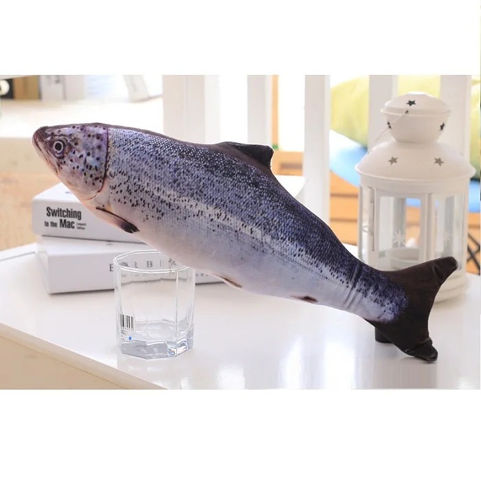 Игрушка для кошки, кошки, мяты, рыба, игрушка, плюшевая, креативная, 3D, карп, рыба, игрушка для кошки, подарок, имитация рыбы, игрушка для питомца, заполненная Подушка, кукла - Цвет: 3