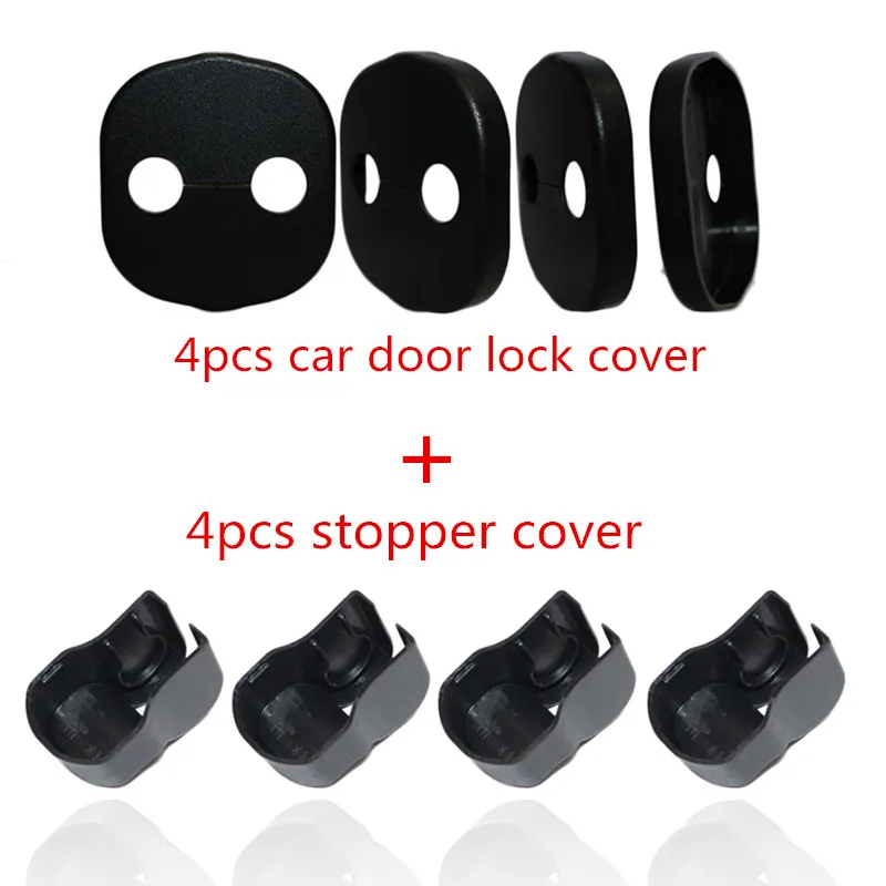cover and stopper Автомобильный Дверной фиксатор, защитный чехол+ фиксатор, чехол с пряжкой, защитный чехол для KIA K3 k5 Forte Sorento 2009-2012 2013 - Цвет: cover and stopper