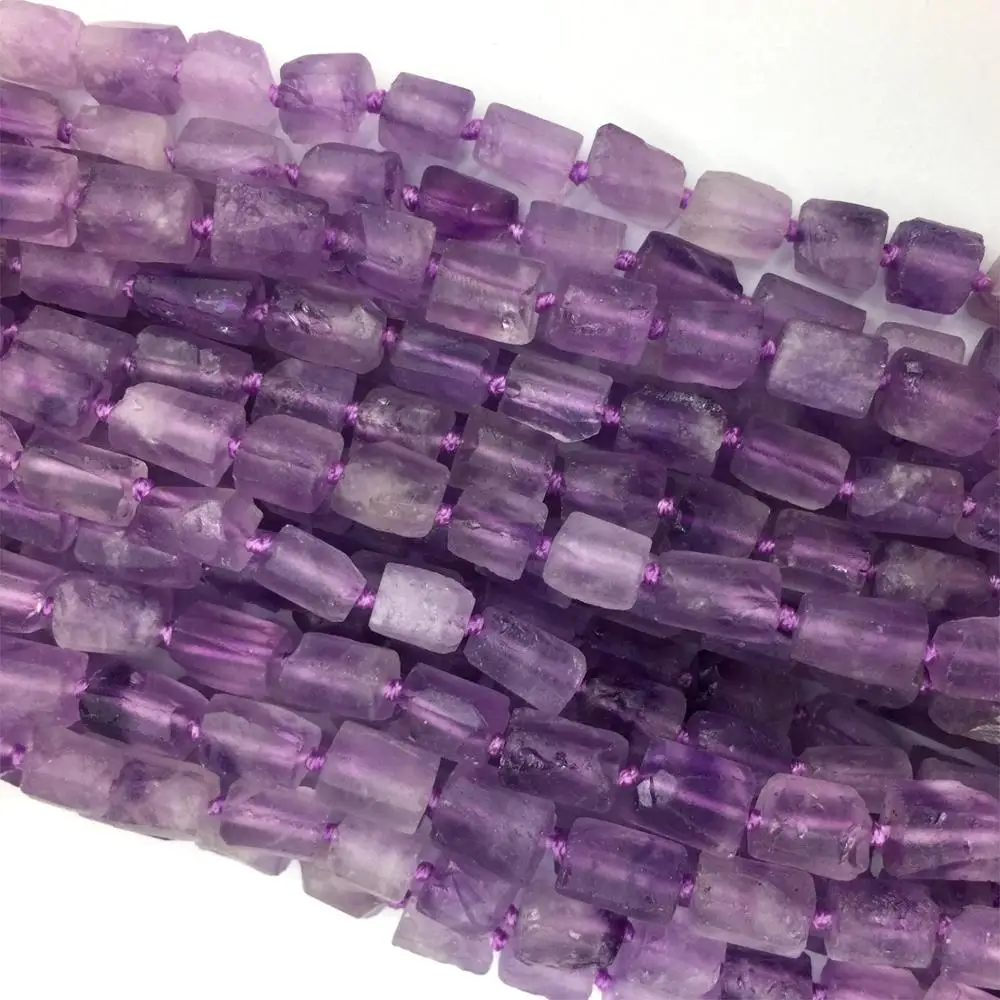 Натуральный Необработанный минеральный фиолетовый Лавандовый Аметист самоцвет