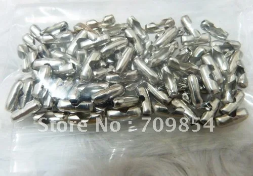 Бесплатная доставка! 5000 шт./лот мяч цепи (1.5 мм) Разъем шарик Серебряный тон