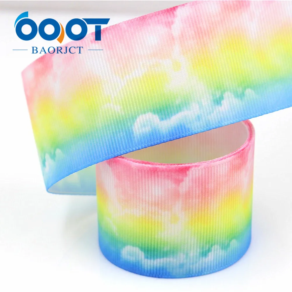 OOOT BAORJCT G-18523-262 38 мм 10 ярдов разноцветные ленты Термотрансферная печать решетка