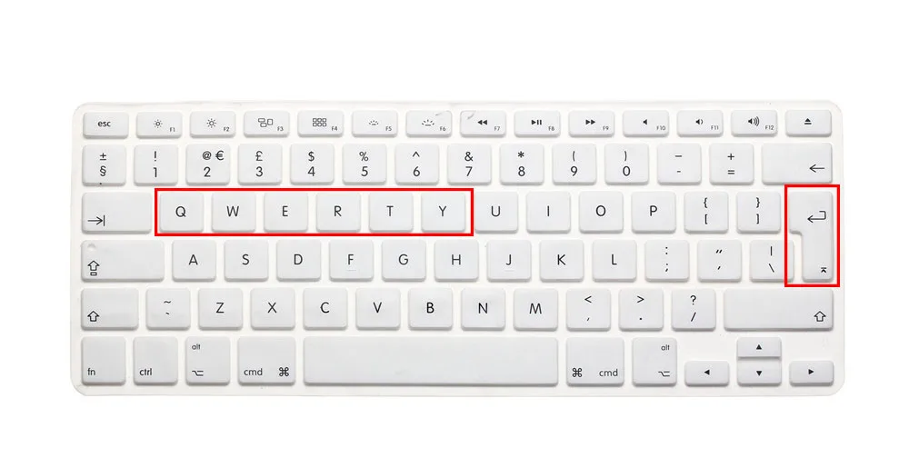 2016 EU/UK English Alphabet Silicone Keyboard Skin Cover Shield For Apple Macbook Air Pro Retina 13&quot 15&quot 17&quot European |