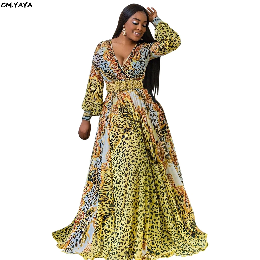 Женское винтажное пляжное шифоновое макси-платье в полоску с v-образным вырезом и